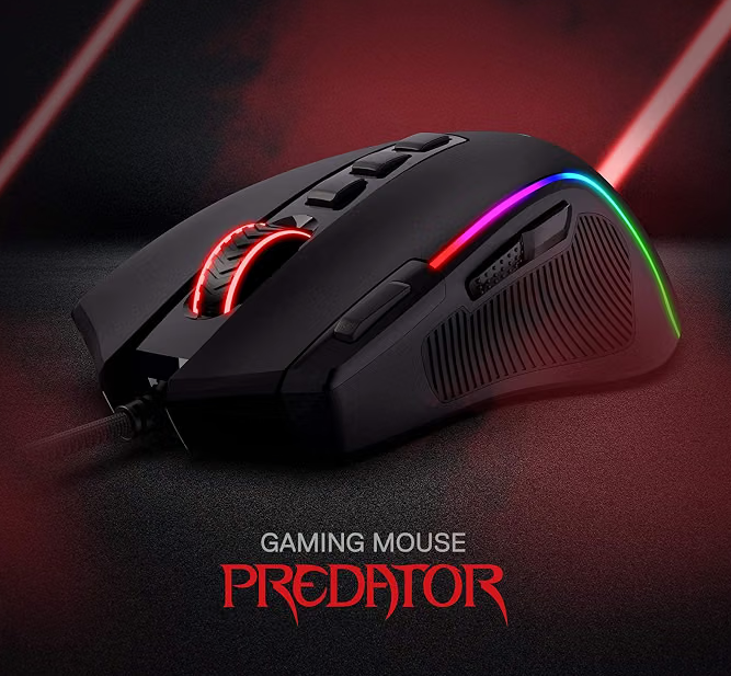 Redragon M612 Predator wired RGB gaming mouse