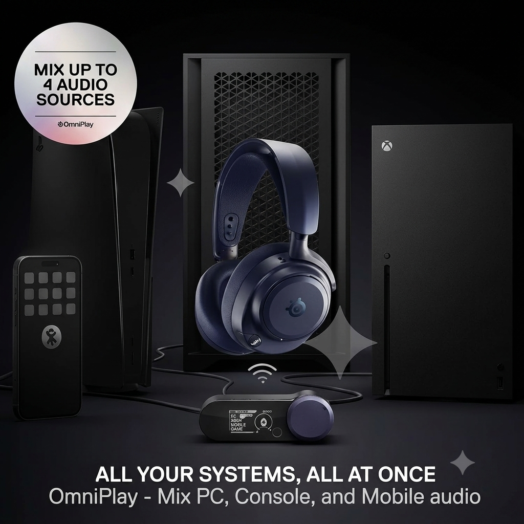 SteelSeries OmniPlay multi-system audio support